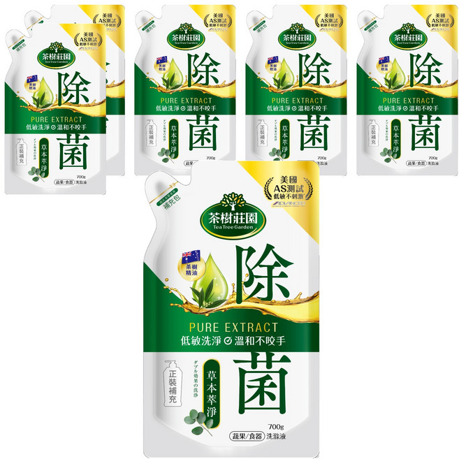 Farcent 花仙子 茶樹莊園洗碗精, 700g, 6包
