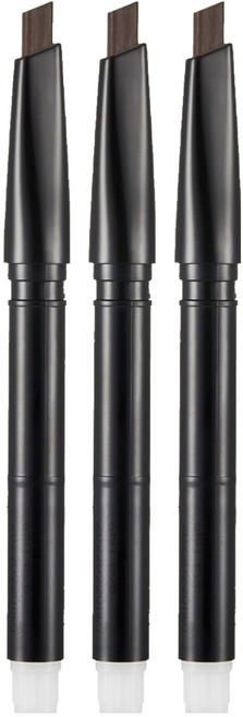 fmgt 디자이닝 아이브로우 펜슬 리필 0.3g, 03 브라운, 3개