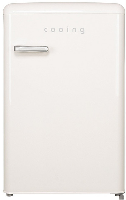 쿠잉전자 레트로 93L 스탠드형 김치 냉장고, 크림, REF-K100SC