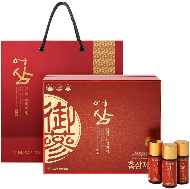 GC녹십자웰빙 어삼진액 프리미엄 + 쇼핑백, 1세트, 600ml