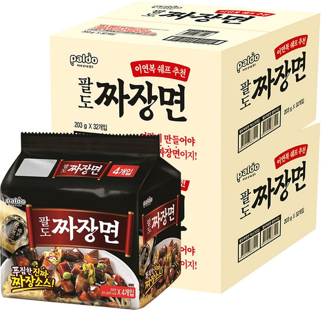 팔도짜장면 203g, 64개