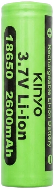 Kinyo 18650鋰電池3.7v, 1入, 1個, CB-26