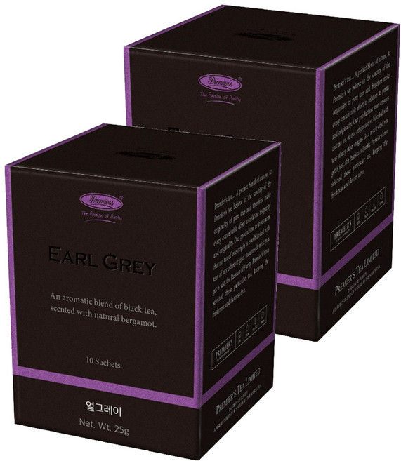 프리미어스티 얼그레이 홍차, 2.5g, 10개입, 2개