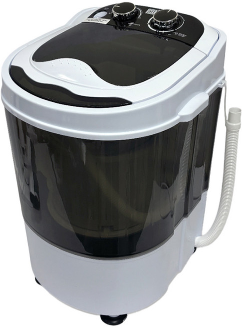 VISKA 迷你洗衣機 3kg, 黑色 + 白色, MR-H100WM