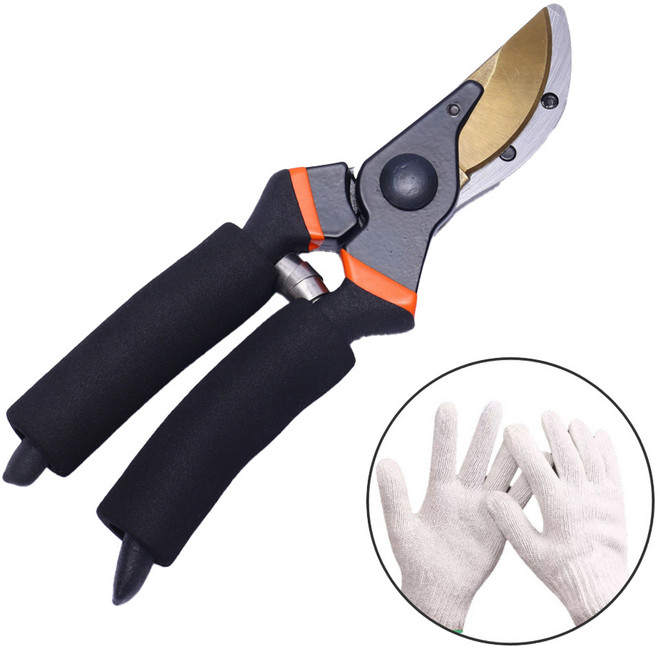 온트리 가지치기 고강도 전정가위 + 장갑, 1개