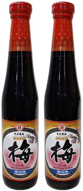 丸莊醬油 梅級蔭油清, 420ml, 2瓶
