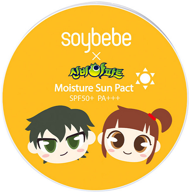 소이베베 신비아파트 모이스춰 선팩트 본품 SPF50+ PA+++, 15g, 1개