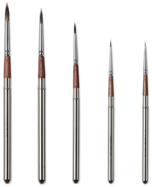 화홍 세필붓 356 5종세트, 0호 + 1호 + 2호 + 3호 + 4호, 1세트