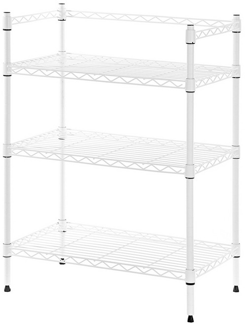 comet 金屬置物架, 白色, 3層