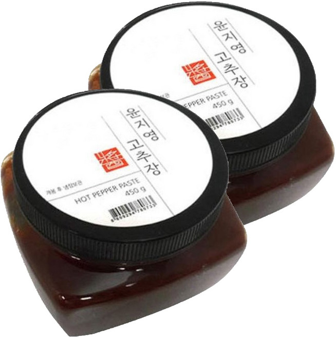 윤지영 고추장, 450g, 2개