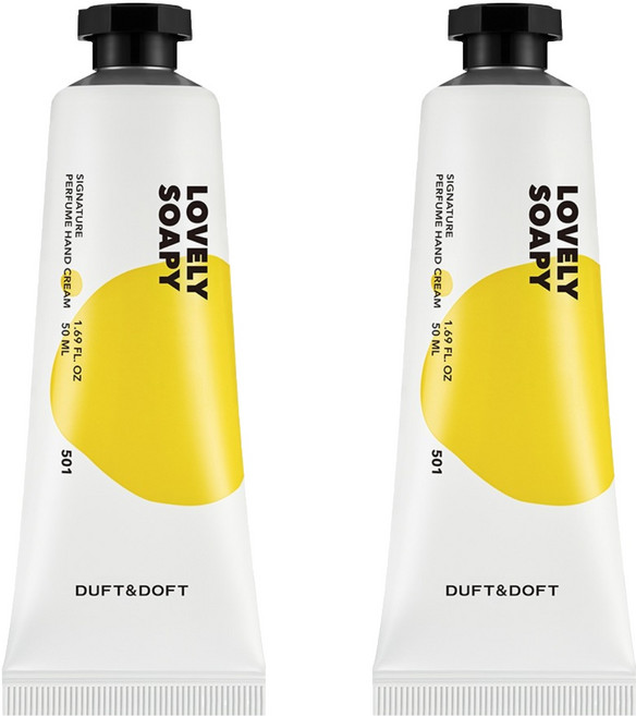 더프트앤도프트 시그니처 퍼퓸 핸드크림 러블리소피, 50ml, 2개