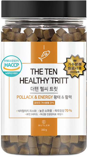 더텐소프트 강아지 헬씨 트릿, 황태, 300g, 1개