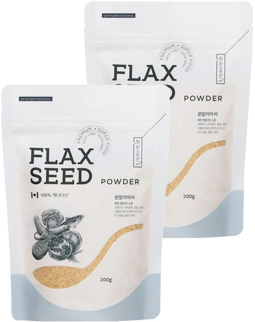 착한습관 볶은아마씨가루, 200g, 2개