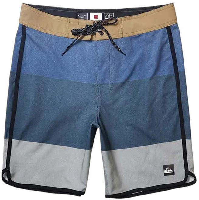 QUIKSILVER 成人男沙灘褲, 藍灰色