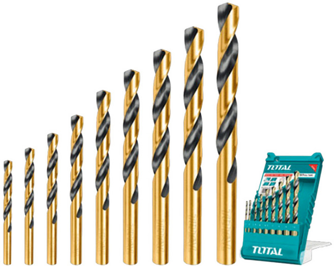 TOTAL 道達爾 麻花鑽9件組 TACSD0095-9pcs, 1組