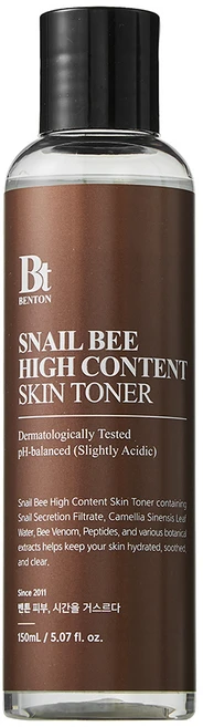 벤튼 스네일비 하이콘텐트 스킨 토너, 150ml, 1개 - 쿠팡