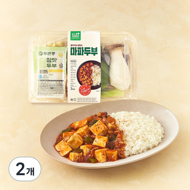프레시밀 풍미가득 중화식 마파두부, 665g, 2개