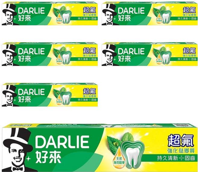 DARLIE 好來 超氟強化琺瑯質牙膏 持久清新 固齒 含天然薄荷精華