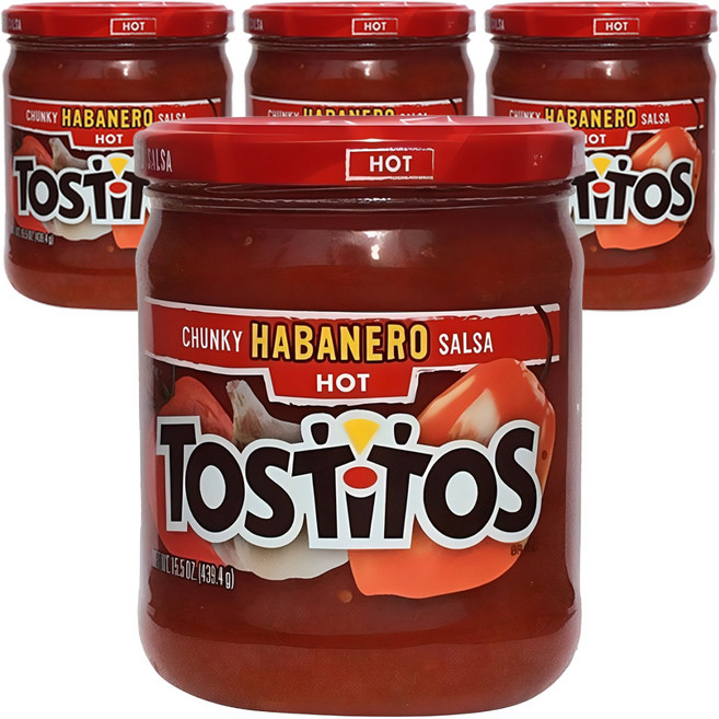 Tostitos Habanero 莎莎醬, 439.4g, 4個
