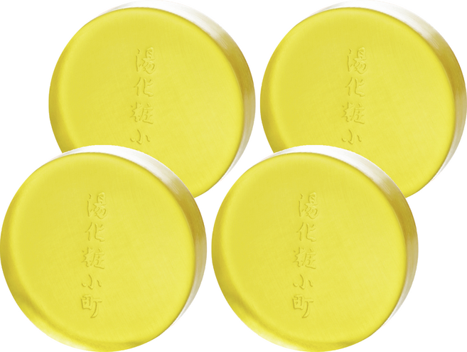 湯化粧小町 透亮潤膚手工皂 桂花, 90g, 4個