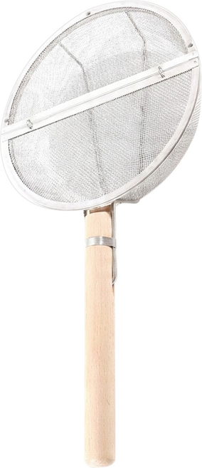 KANKUMA 神田 日製 圓型咖啡豆烘焙器, 銀色 + 原木色, 1個