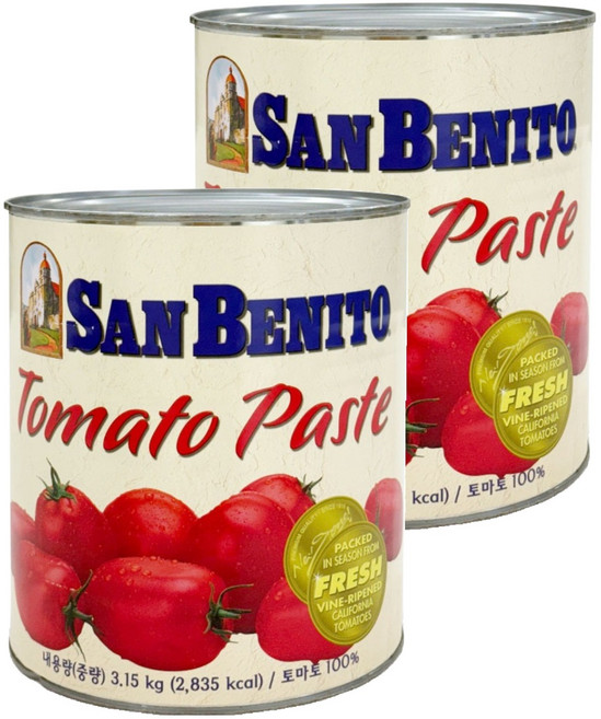 산베니토 토마토 페이스트, 3.15kg, 2개