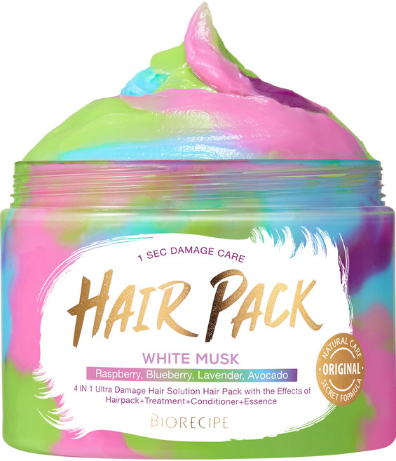 바이오레시피 1초 데미지케어 4 In 1 system 헤어팩, 300g, 1개