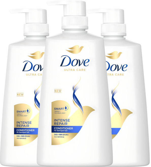 도브 인텐스 리페어 컨디셔너, 660ml, 3개