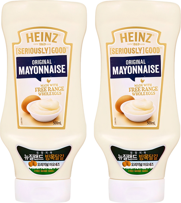 하인즈 굿 마요네즈, 500ml, 2개