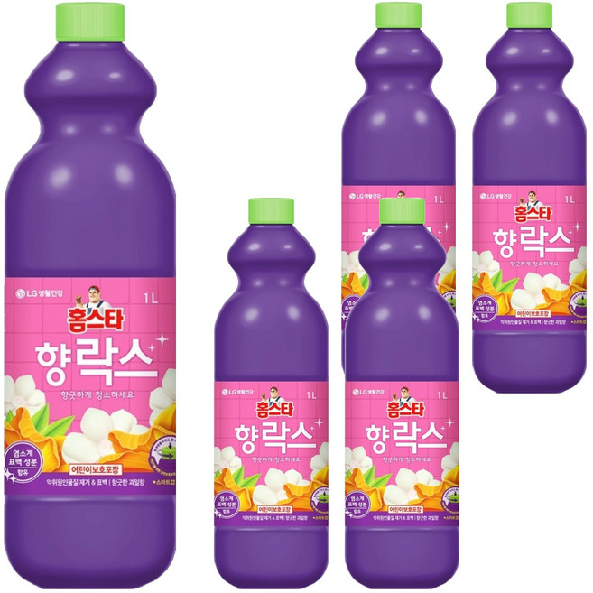 홈스타 향 락스, 1L, 5개
