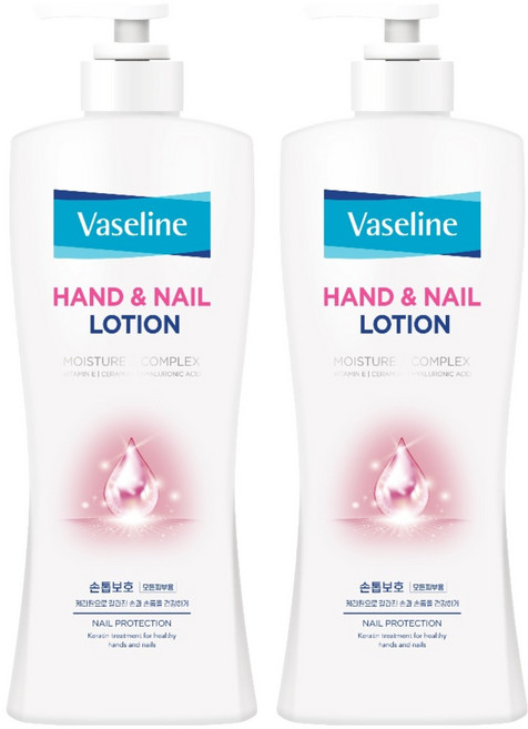 애경바세린 핸드 앤 네일 로션, 450ml, 2개