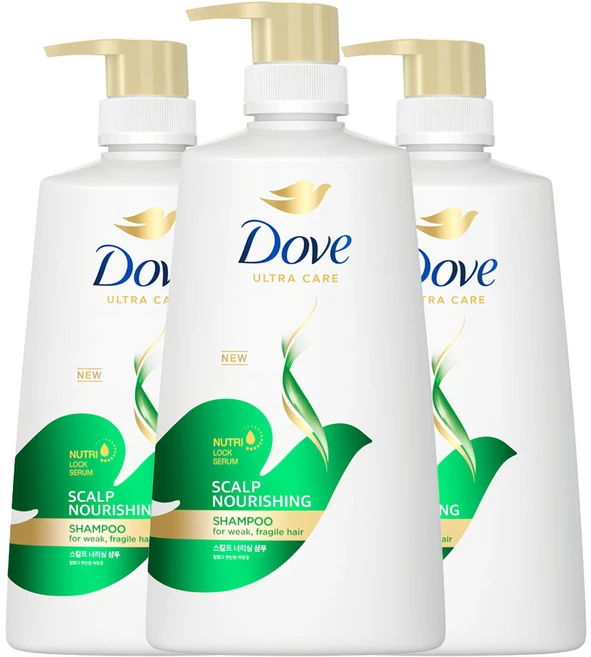 도브 스칼프 너리싱 샴푸, 680ml, 3개 - 쿠팡