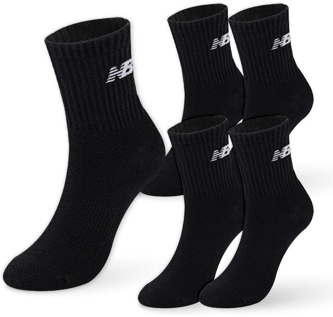 New Balance 標準中筒襪 5入組 NBDSDMDL