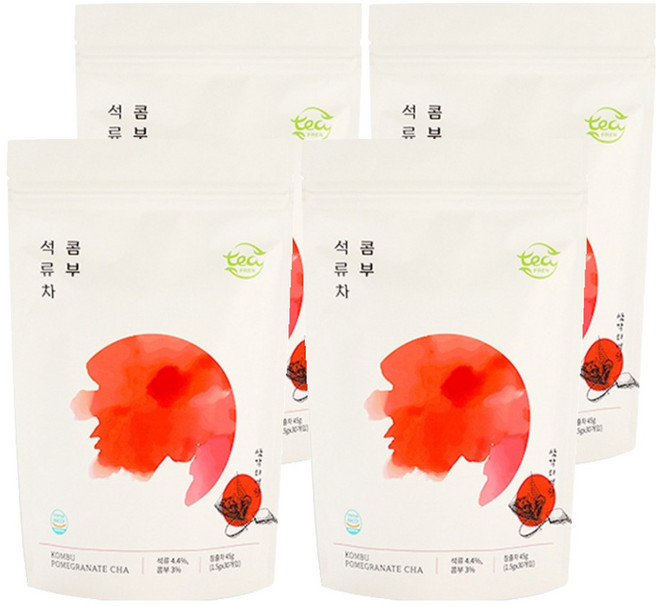 tea FREN 康普茶 紅石榴口味, 1.5g, 30入, 4個