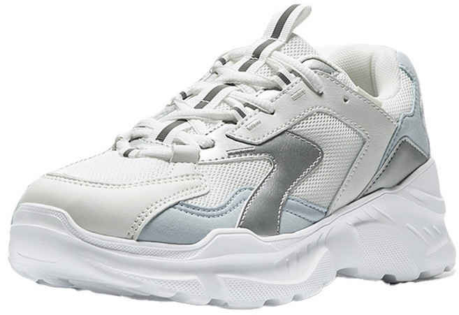 밸롭 여성용 봄버 루나 어글리 키높이 스트릿 통굽 운동화 BC3LSNW001