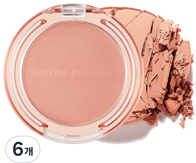 네이처리퍼블릭 바이플라워 블러셔 5g, 13 프라하달리아, 6개