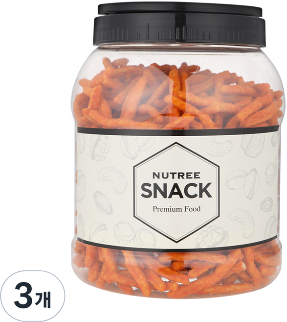 Nutree 辣味玉米脆條, 3個, 700g