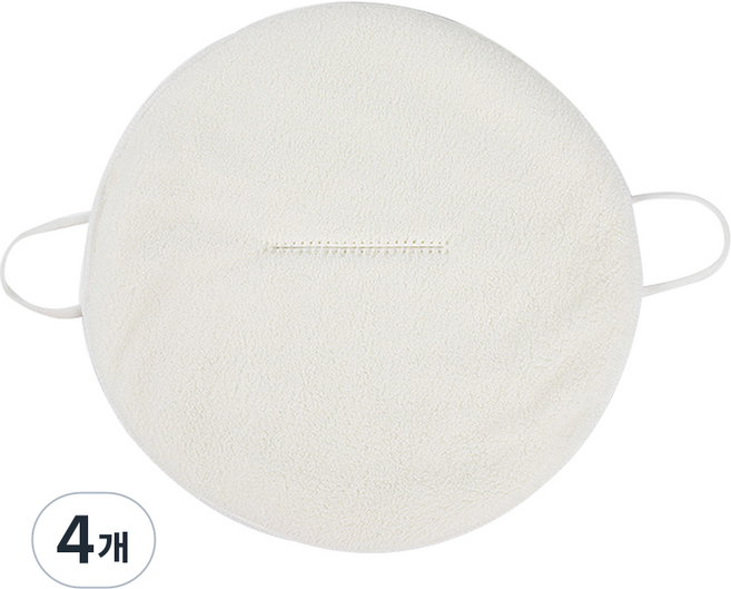 트레이드미 얼굴 냉온 찜질 스팀 타올 타입05 50g 모조벨벳, 화이트, 4개