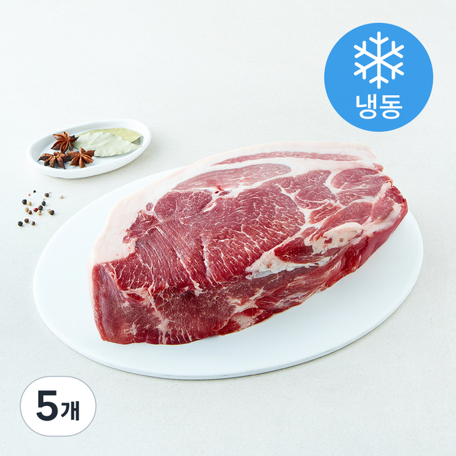 수입산 돼지 만능 통목전지 (냉동), 5개, 2kg