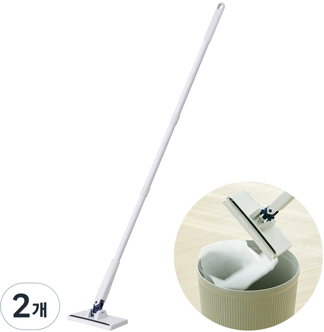 코멧 홈 원터치 청소포 밀대걸레, 2개