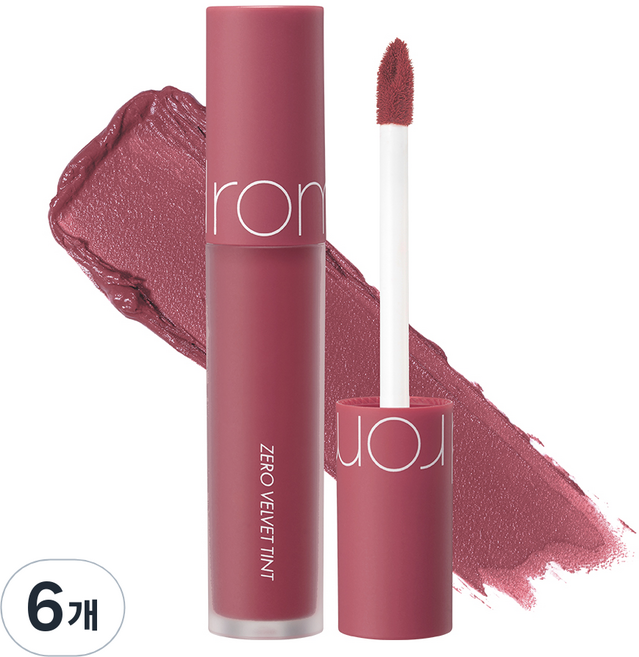 롬앤 제로 벨벳틴트, 18호 페탈 태슬, 6개