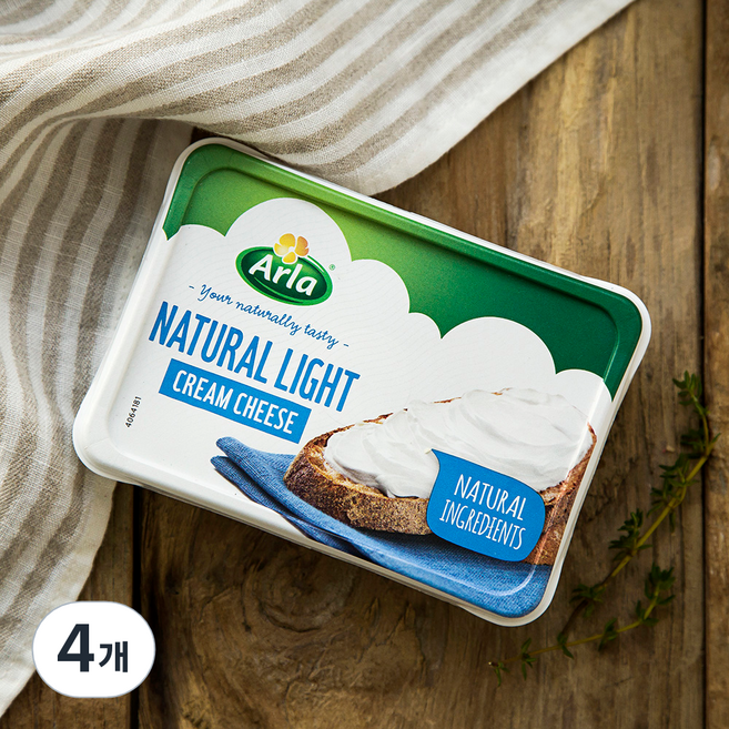 Arla 후레쉬 치즈 라이트, 150g, 1개입, 4개