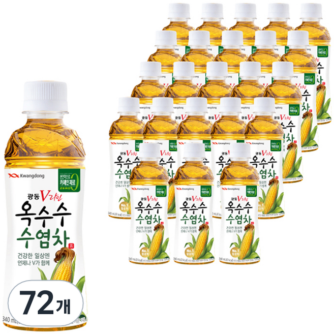 광동옥수수수염차, 340ml, 72개