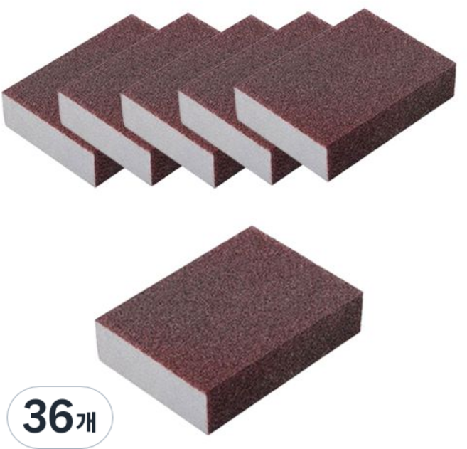 루아르모 찌든때 제거 만능 매직 스펀지 탄냄비 수세미, 1개입, 36개