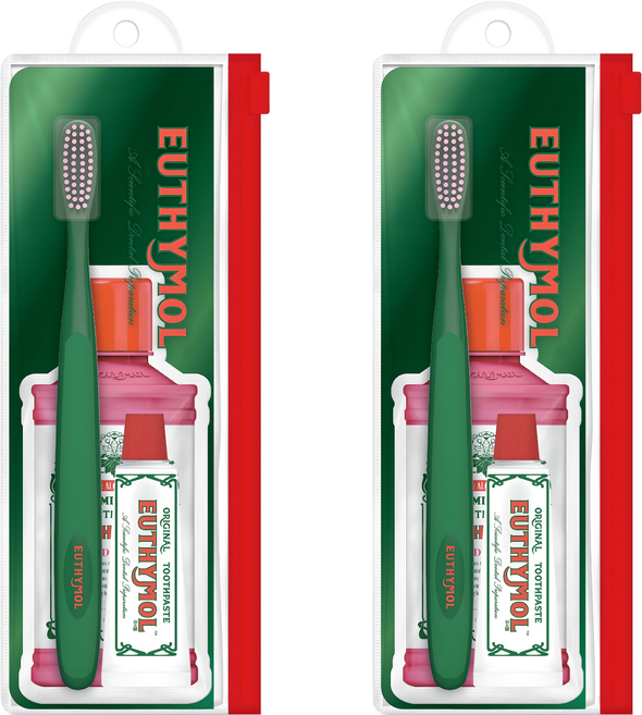 유시몰 휴대용 칫솔키트, 2세트