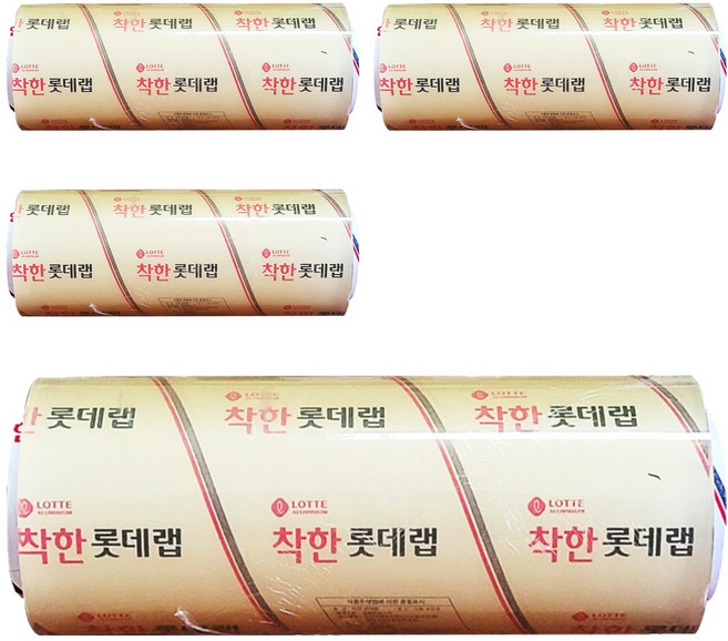 롯데이라이프 착한 업소용랩, 500m, 4개