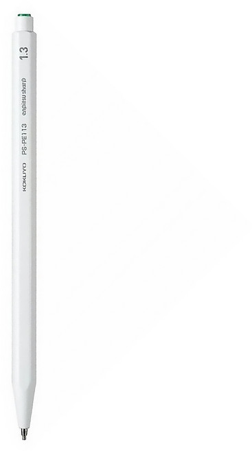 KOKUYO 國譽 六角自動鉛筆 白色 1.3mm 筆桿舒適好握 書寫流暢 學生辦公皆適用, 1支