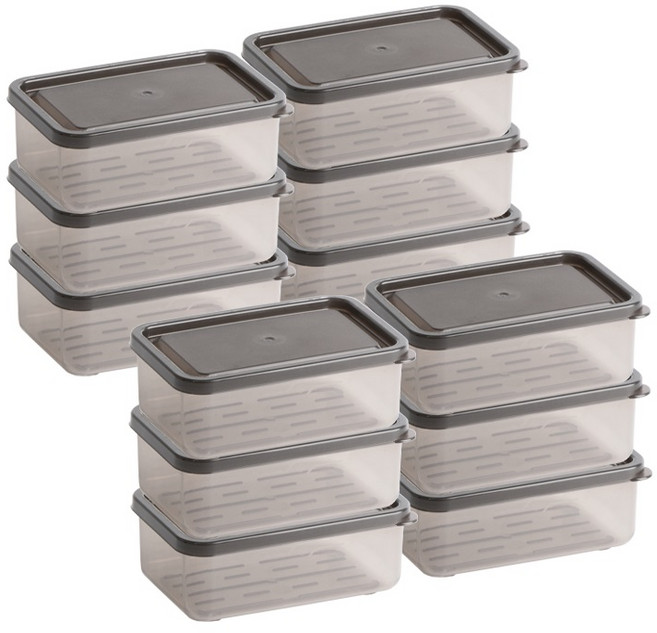 비트리 냉장고 정리용기 300ml, 1세트, 12개