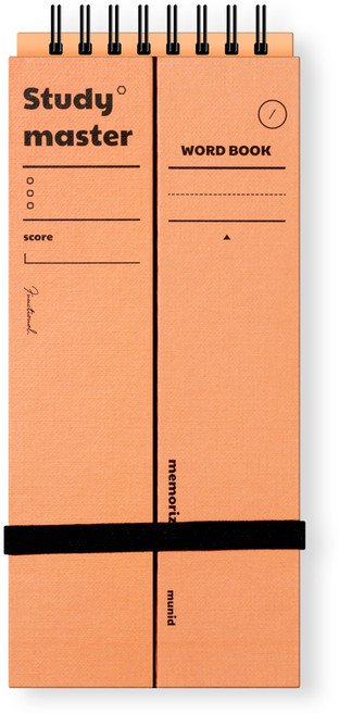 뮤니드 스마트 단어 암기장 140매, 오렌지, 1개