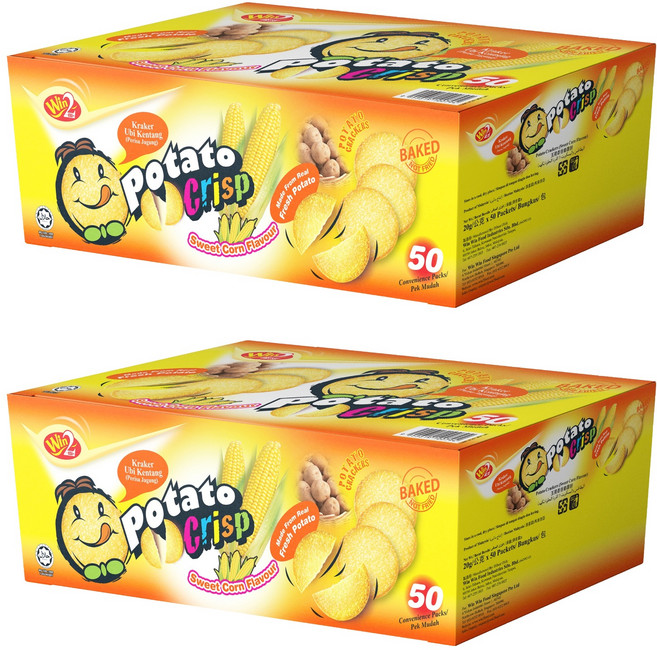 윈윈푸드 포테이토 크리스프 스위트콘맛, 2개, 1kg